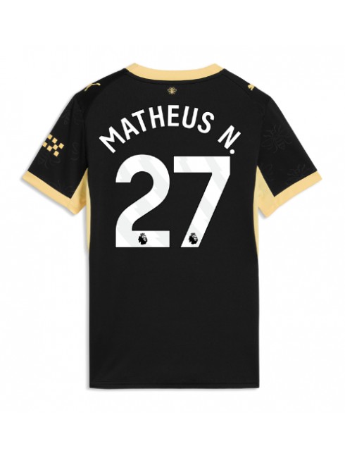 Manchester City Matheus Nunes #27 Replika Borta Kläder Dam 2026-27 Kortärmad Manchester City Matheus Nunes #27 Replika Borta Kläder Dam 2026-27 Kortärmad